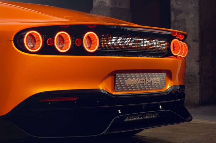 Mercedes AMG GT XX concept rear tail lights