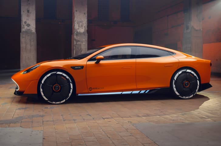 Mercedes AMG GT XX concept side profile