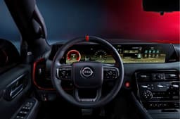 Nissan Patrol Nismo interior steering wheel, dashboard