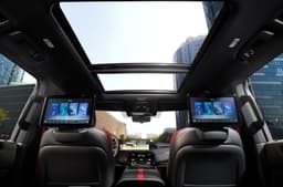 Nissan Patrol Nismo rear seat and sunroof