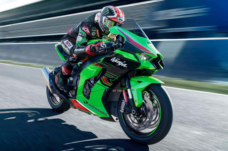Kawasaki ZX-10R rolling shot