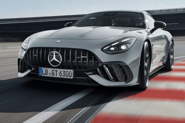 The AMG GT 63 Pro stands out with a more aggressive bumper and distinct wheels. Image - 19142