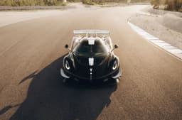 Koenigsegg Jesko Sadirs spear top front image on ractrack