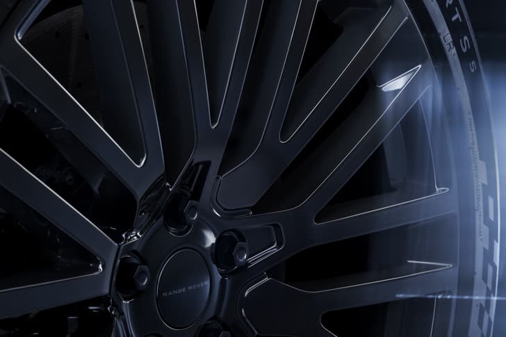 range rover sport sv black edition wheels in studio