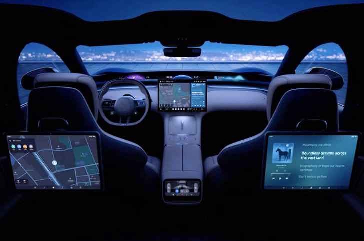 Xiaomi YU7 touchscreen