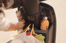 Vida VX2 storage compartment