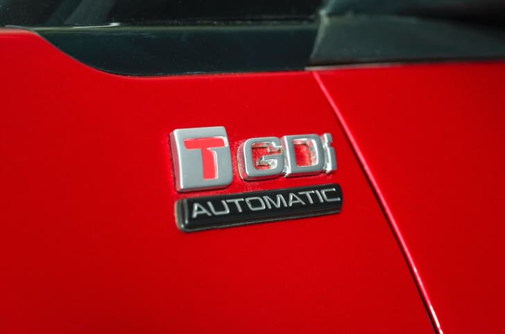 Mahindra XUV 3XO REVX A TGDi automatic badge front fender