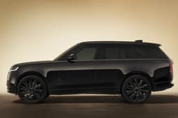 range rover sv black edition in studio