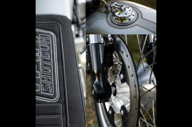 Royal Enfield Sawn off Shotgun 650 tank