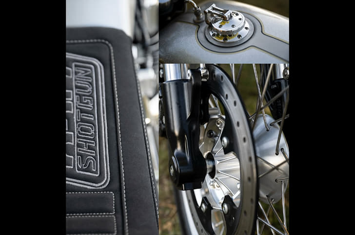 Royal Enfield Sawn off Shotgun 650 tank