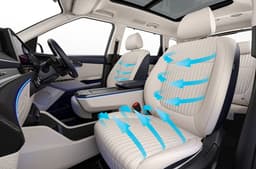 Kia Carens Clavis EV ventilated seats 