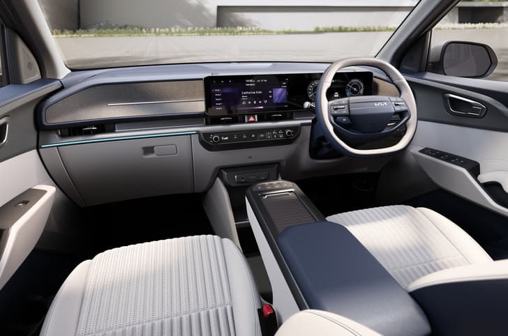 Kia Carens Clavis EV dashboard
