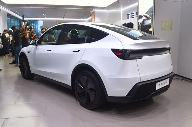 In typical Tesla fashion, the design is very understated. 