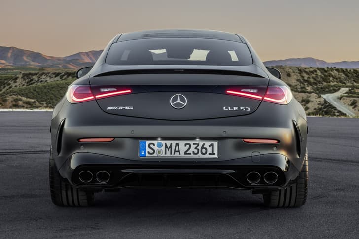 Mercedes AMG CLE 53 Coupe in field