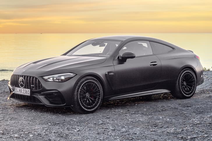 Mercedes AMG CLE 53 Coupe in field