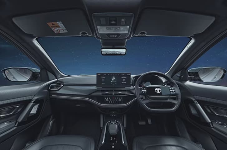 The interior also gets an all-black finish with gloss black inserts on the dashboard.
