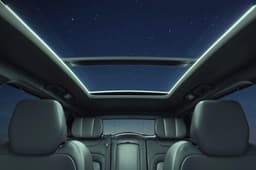 Tata Harrier EV Based on the top trim, it comes equipped with a panoramic sunroof and leatherette upholstery. 