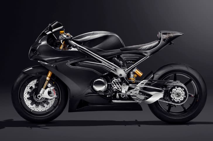 Norton V4SV left side profile static in studio