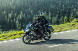 Kawasaki Ninja 1100SX riding shot 