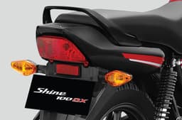 Honda Shine 100 DX taillight and indicators