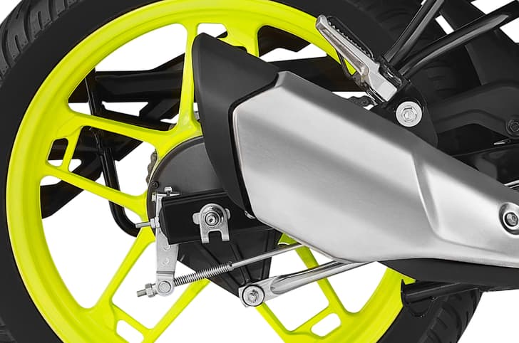 Honda CB125 Hornet rear drum brake, alloy and exhaust
