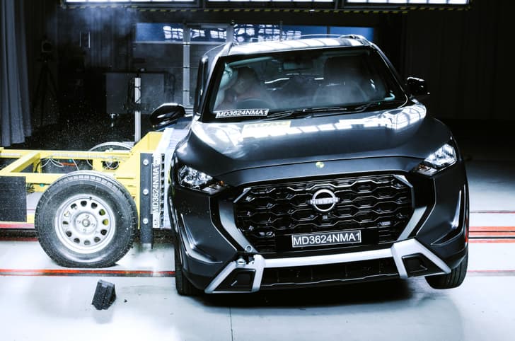Nissan Magnite side impact test GNACP