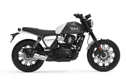 BSA Bantam 350 grey colour right side profile static in studio