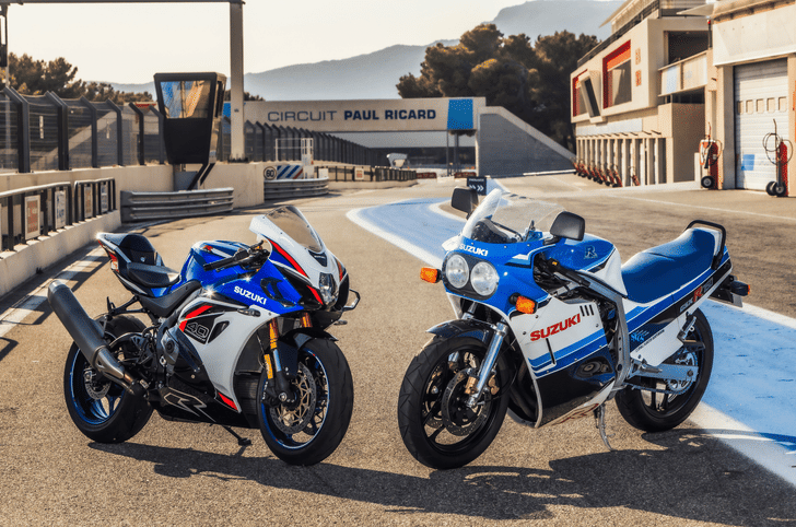 Suzuki GSX-R1000R 40th Anniversary Edition with Original GSX-750