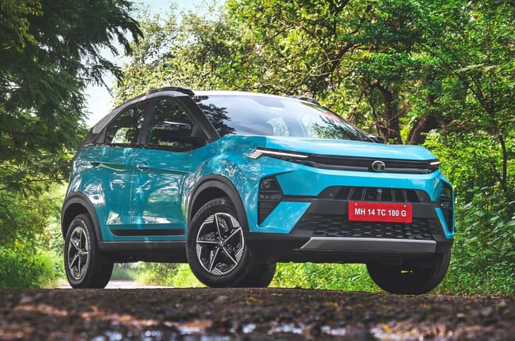 Tata Nexon CNG front static