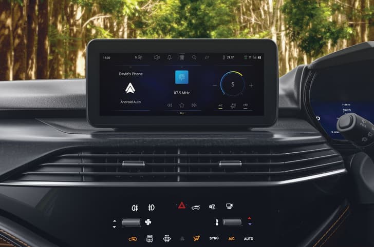 Tata Harrier Adventure X, X+ variant interior screen