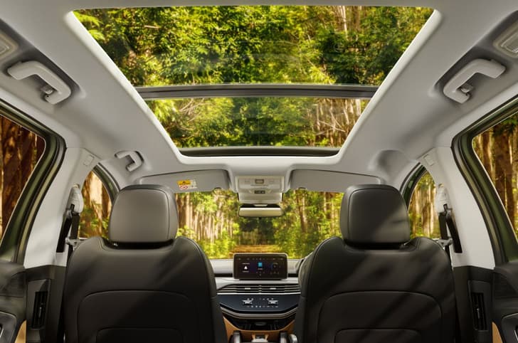 Tata Harrier Adventure X, X+ variant interior panoramic sunroof