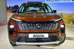 Tata Safari Adventure X + front shot exterior