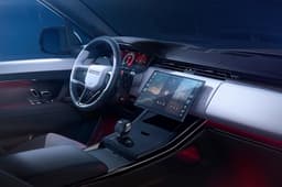 Range Rover Sport Carbon Edition interior dashboard. 