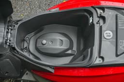 TVS Ntorq 125 boot space
