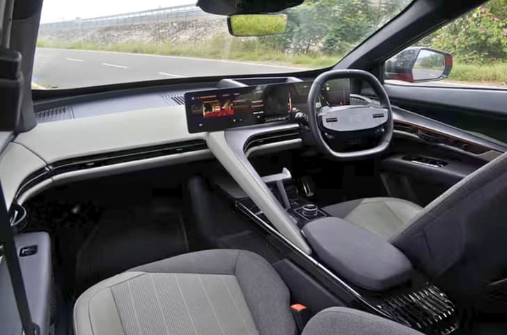 Mahindra BE 6 interior cockpit