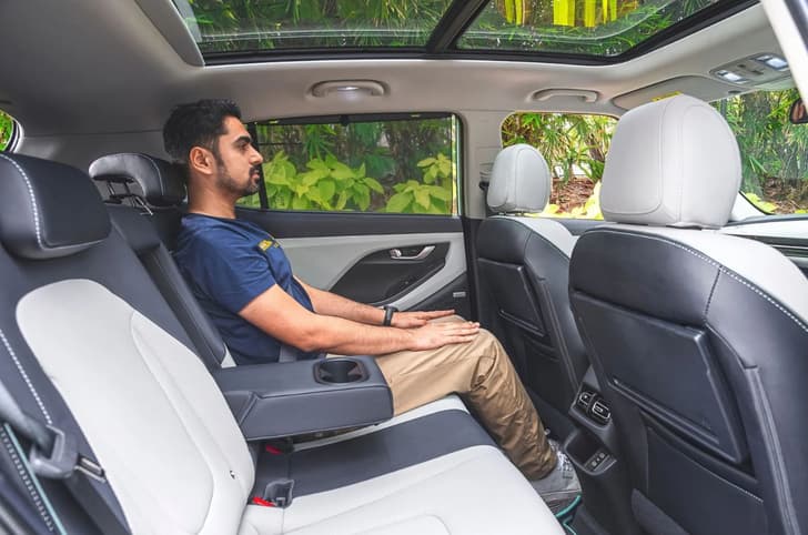 Hyundai Creta Electric rear seat space 