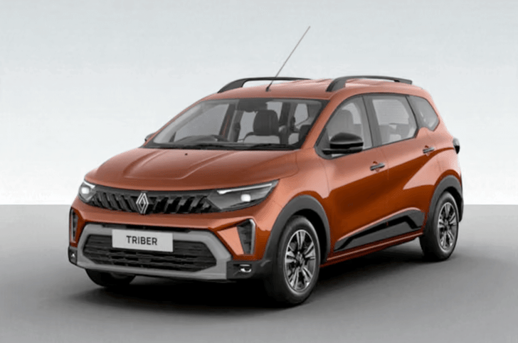 Renault Triber in Amber Terracotta colour