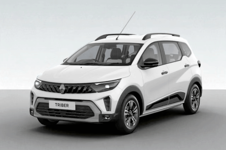 Renault Triber in Ice Cool White colour
