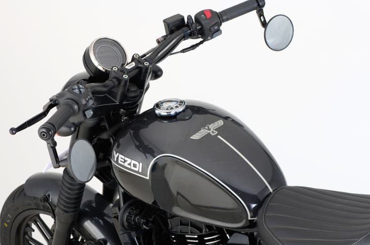 Yezdi Roadster tank shot