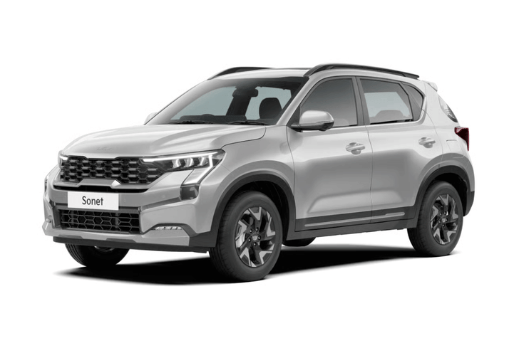 Kia Sonet Sparkling Silver colour