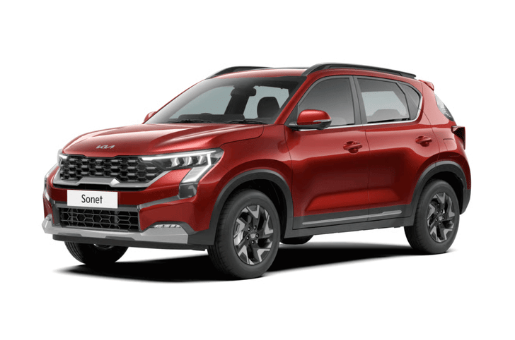 Kia Sonet Intense Red colour