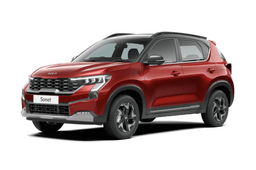 Kia Sonet Intense Red and Aurora Black Pearl dual tone colour