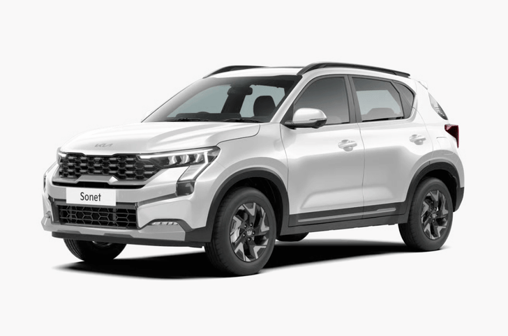 Kia Sonet Glacier White Pearl colour