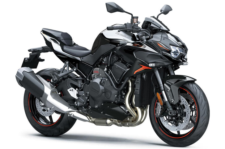 Kawasaki Z H2 front right three quarter shot