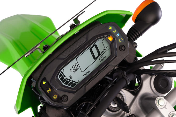 2026 Kawasaki KLX230 LCD dash