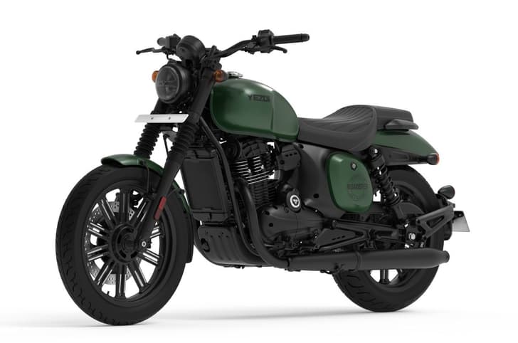 Yezdi Roadster in green