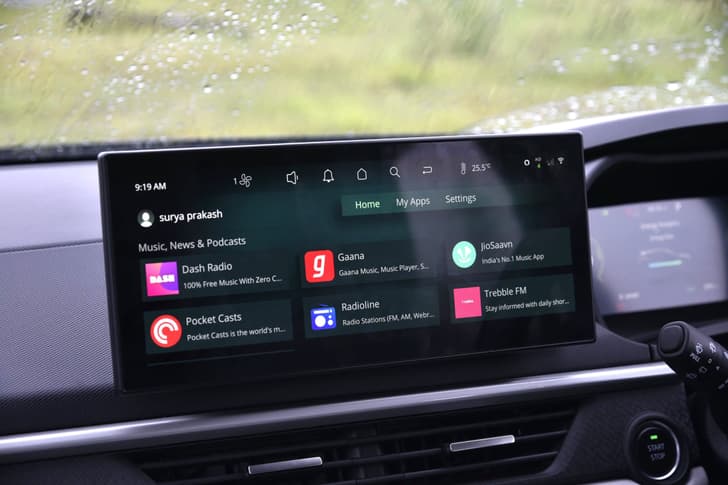 tata nexon ev in field