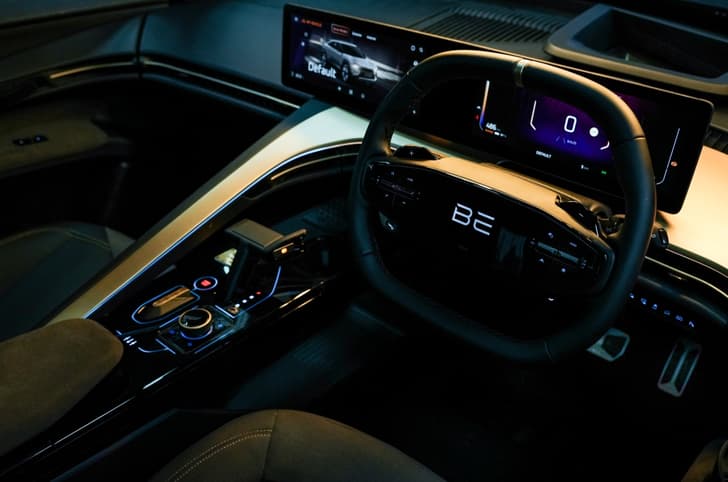 Mahindra BE 6 Batman Edition interior