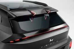 Mahindra Vision X rear spoiler