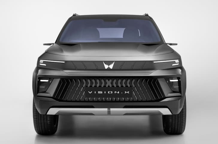 Mahindra Vision X front head on